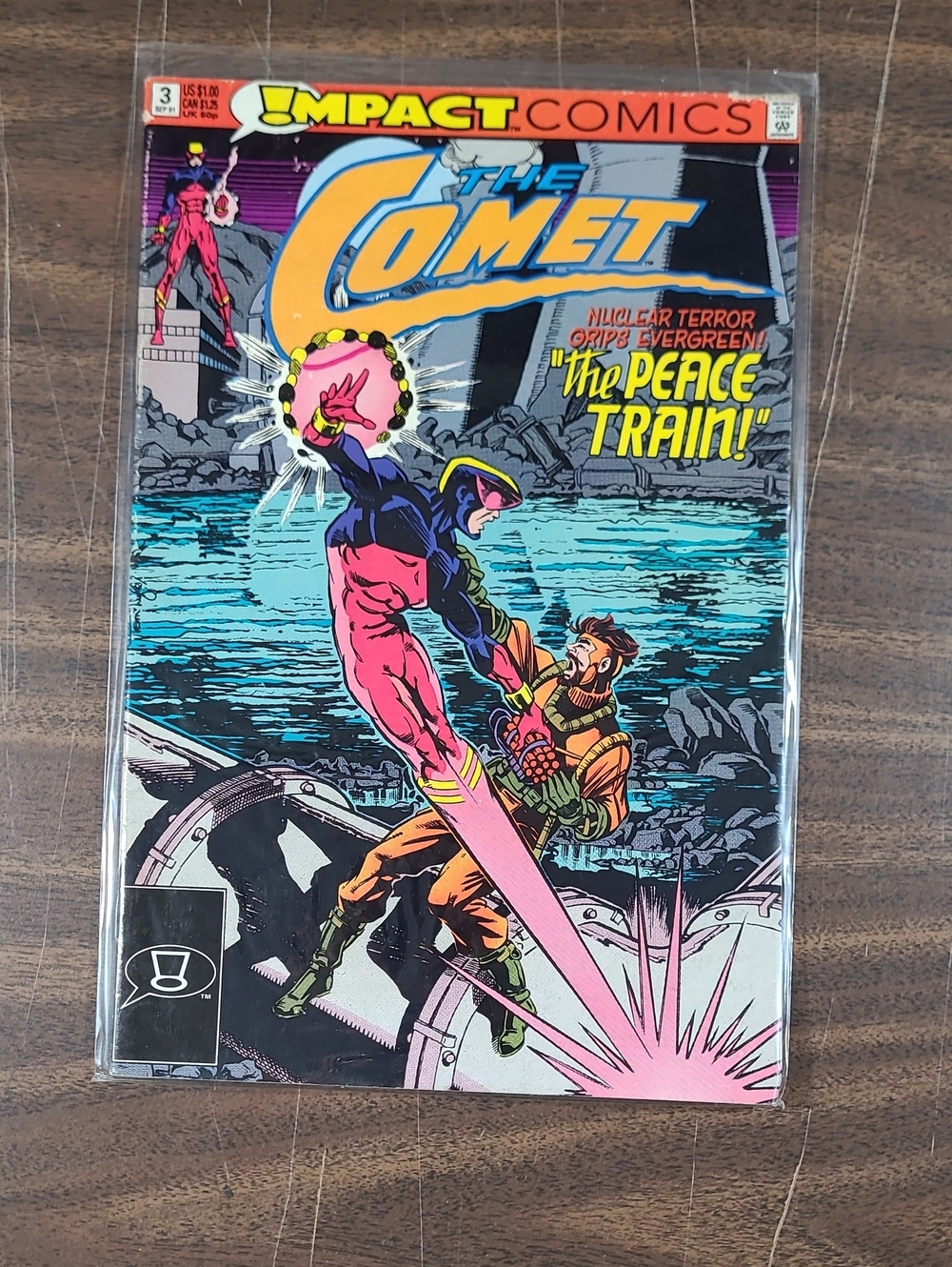 Impact Comics The Comet #3 Vintage Comic Book - September 1991 Bagged